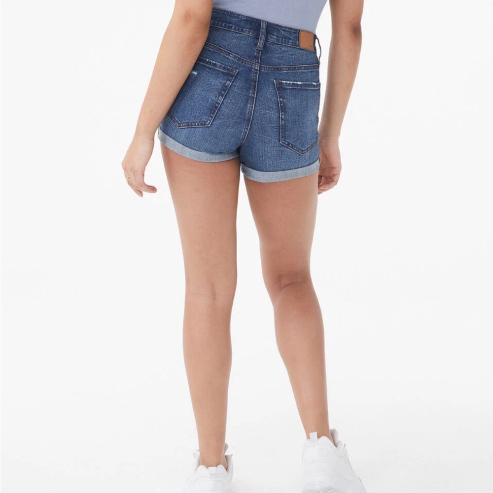 *NWT* Wild Fable Womens Sz 8 2.5” High Rise Rolled Cuffed Blue Y2K Jean Shorts